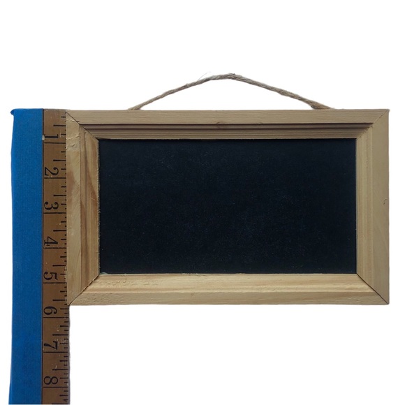 Three Hexagon Cork Boards, Hanging Chalkboard Sign and Jar of Push Pins - Picture 10 of 13